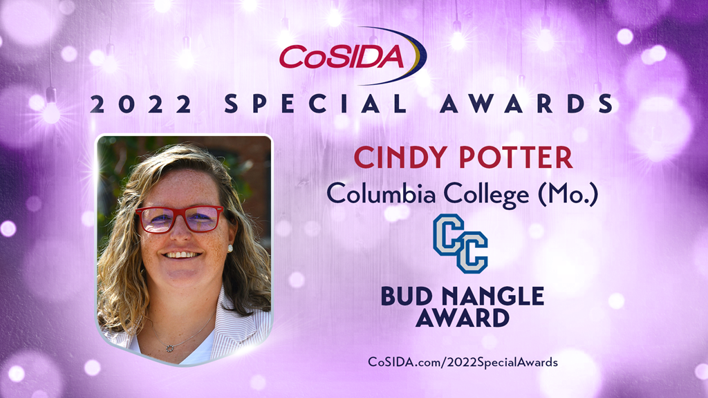 2022 Special Awards Salute: Cindy Potter (Columbia College (Mo.)), Bud Nangle Award
